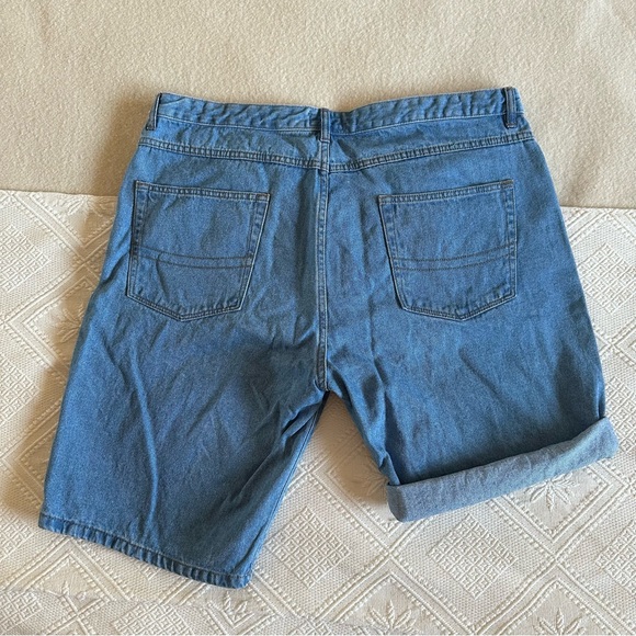 Essentials Denim Blue Jean Shorts - Picture 2 of 5